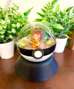 #004 Charmander Pokeball Terrarium