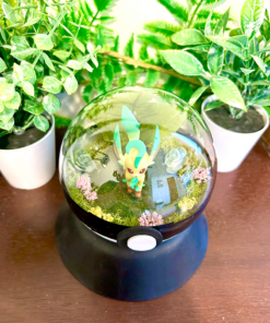 Alternative view of #470 Leafeon Pokeball Terrarium