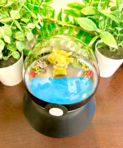 Alternative view of #025 Pikachu Pokeball Terrarium