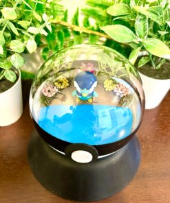 Alternative view of #393 Piplup Pokeball Terrarium