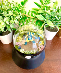 Alternative view of #448 Shiny Lucario Pokeball Terrarium