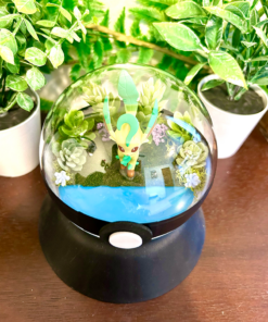 Alternative view of #470 Leafeon Pokeball Terrarium
