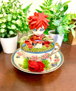 Gaara From Naruto Tea Cup Terrarium