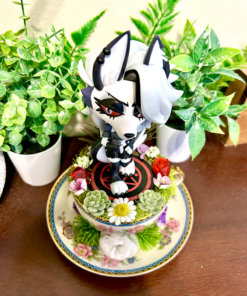 Alternative view of Loona from Helluva Boss Tea Cup Terrarium