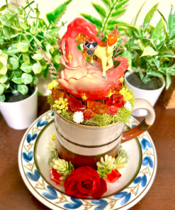 Alternative view of Ponyta from Pokemon Tea Cup Terrarium