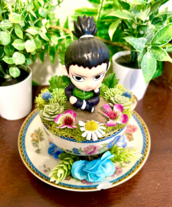 Alternative view of Shikamaru From Naruto Tea Cup Terrarium