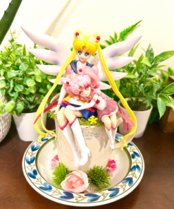 Sailormoon & Chibi Moon from Sailormoon Tea Cup Terrarium