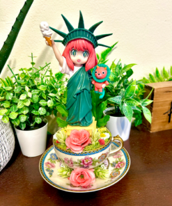 Anya From Spy x Family Tea Cup Terrarium
