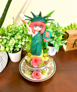 Alternative view of Anya From Spy x Family Tea Cup Terrarium