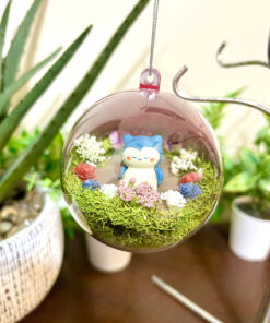 Snorlax Pokeball Terrarium Ornament