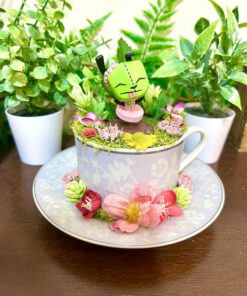 GIR from Invader Zim Tea Cup Terrarium