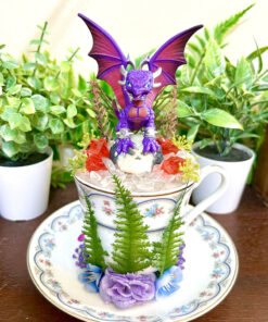Cynder From Spyro The Dragon Tea Cup Terrarium