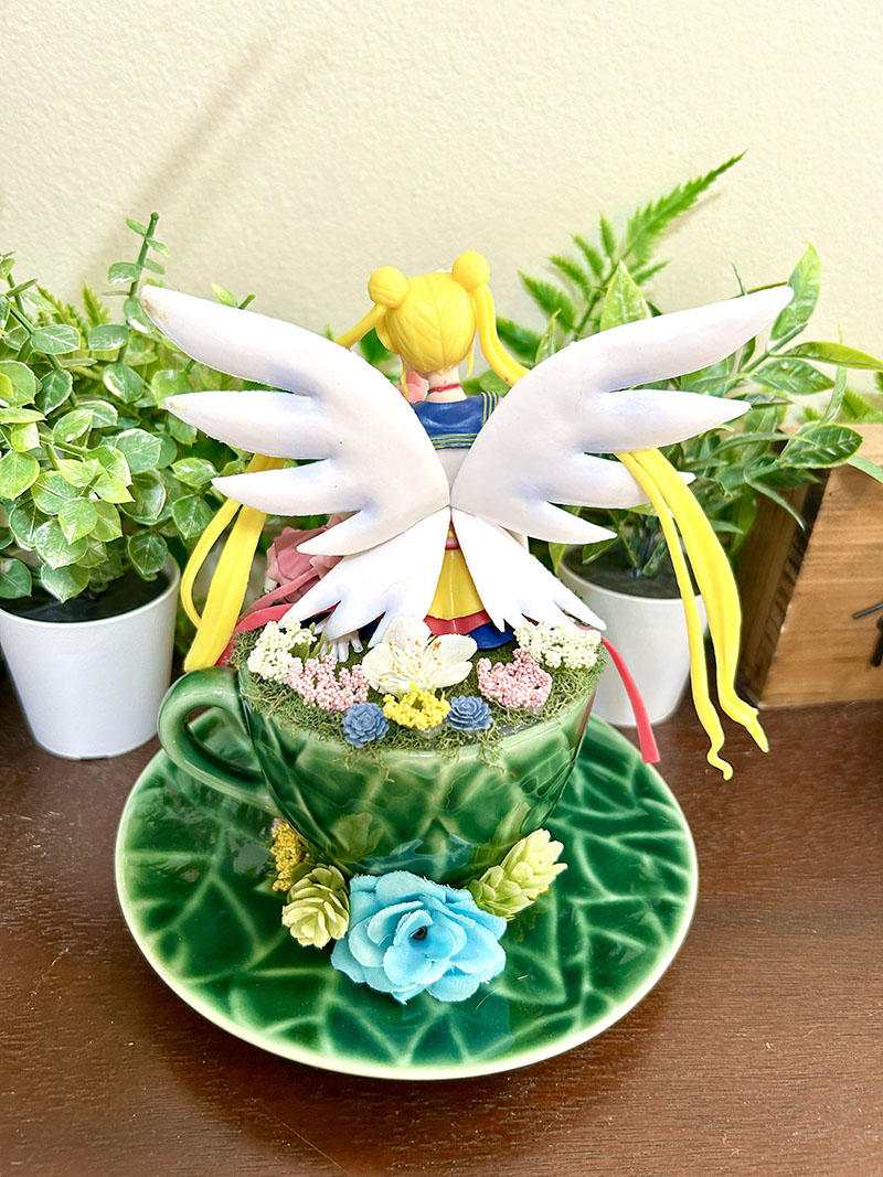 Sailormoon & Chibi Moon from Sailormoon Tea Cup Terrarium - Image 3