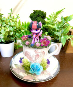 Twilight Sparkle from My Little Pony Tea Cup Terrarium