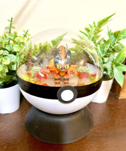 Huge Torracat Pokeball Terrarium
