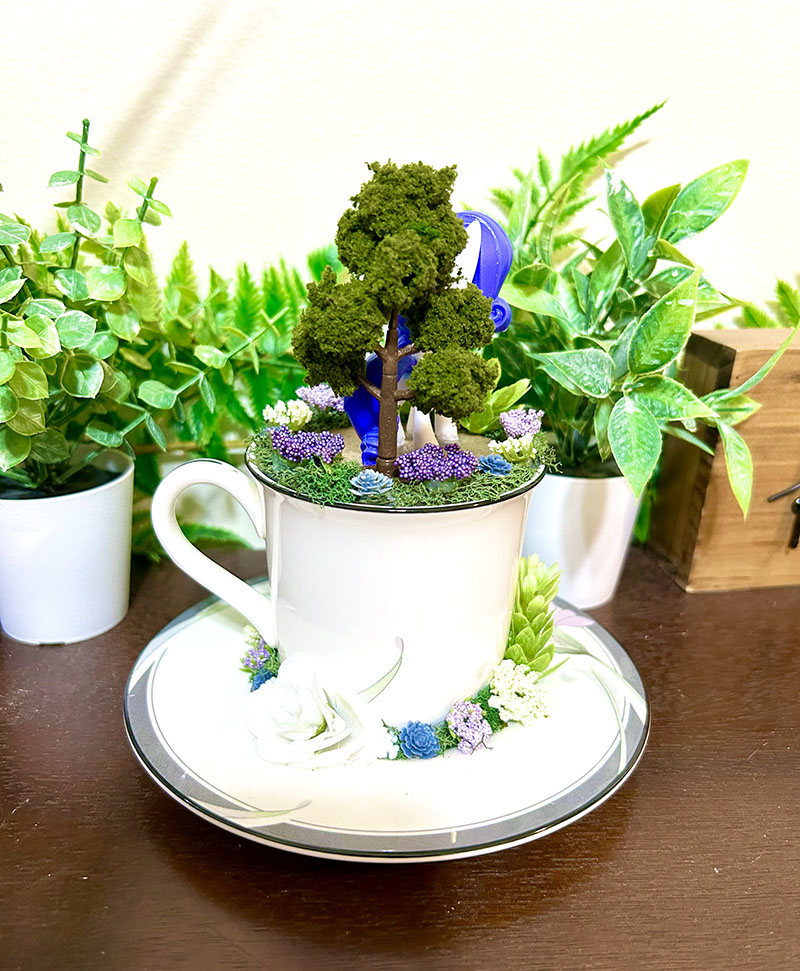 Rarity from My Little Pony Tea Cup Terrarium - Image 3