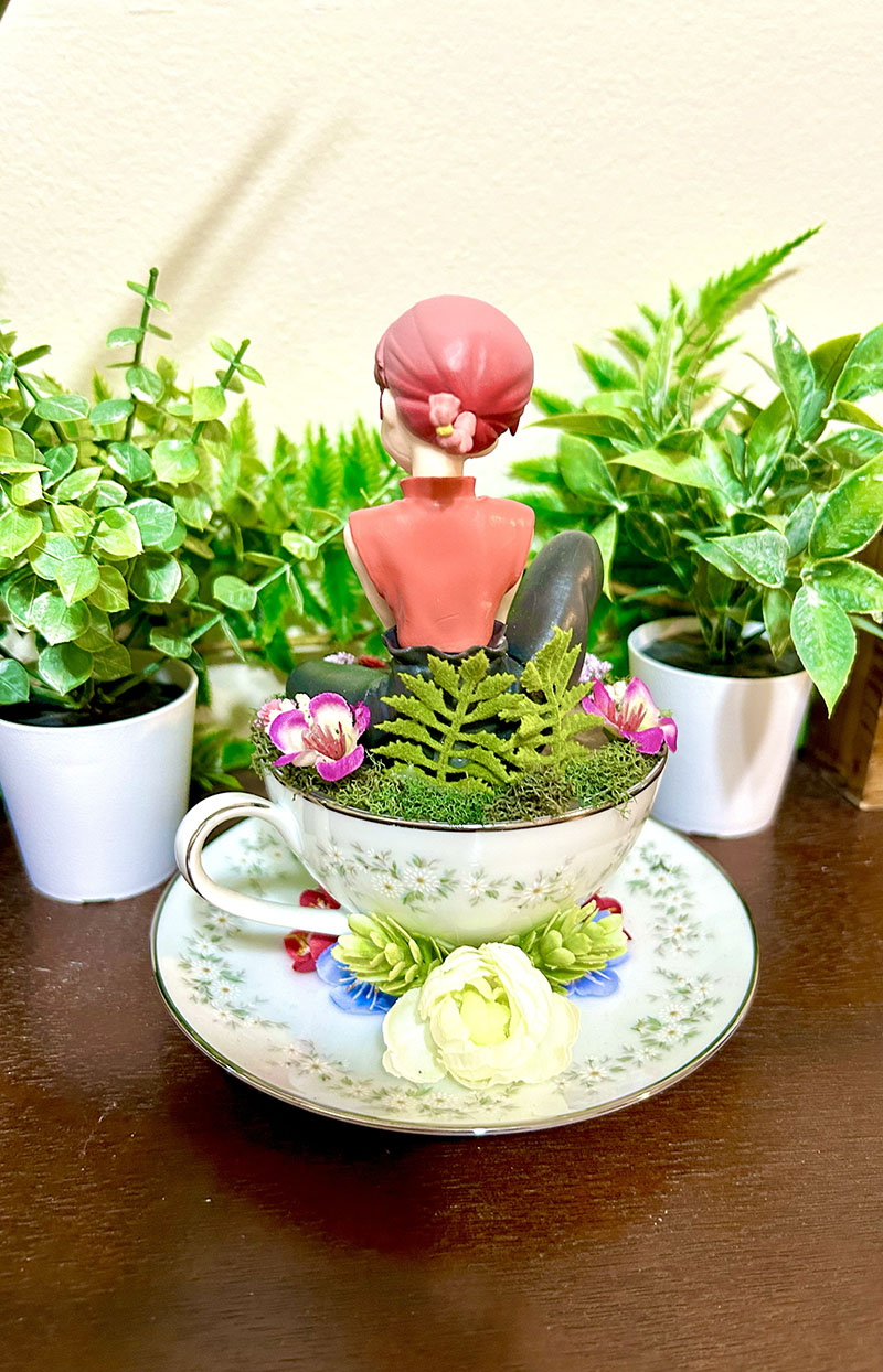 Ranma from Ranma 1/2 Tea Cup Terrarium - Image 3