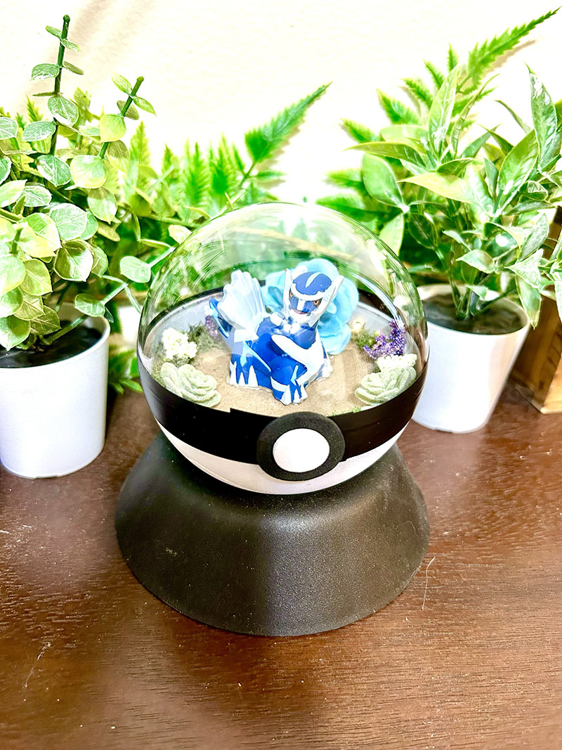 #483 Dialga Pokeball Terrarium