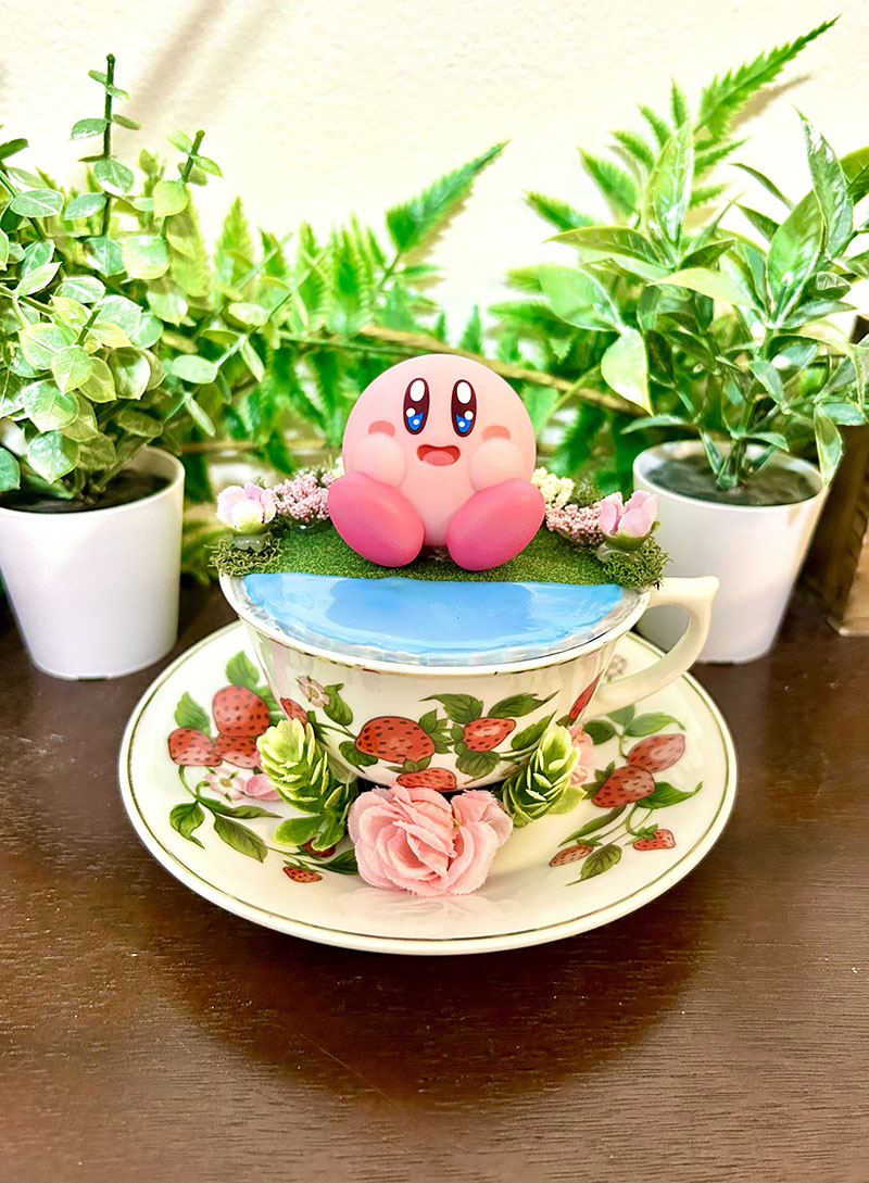Kirby Tea Cup Terrarium
