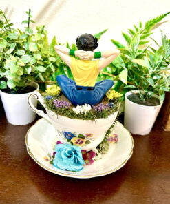 Yusuke From Yu Yu Hakusho Tea Cup Terrarium - Image 3