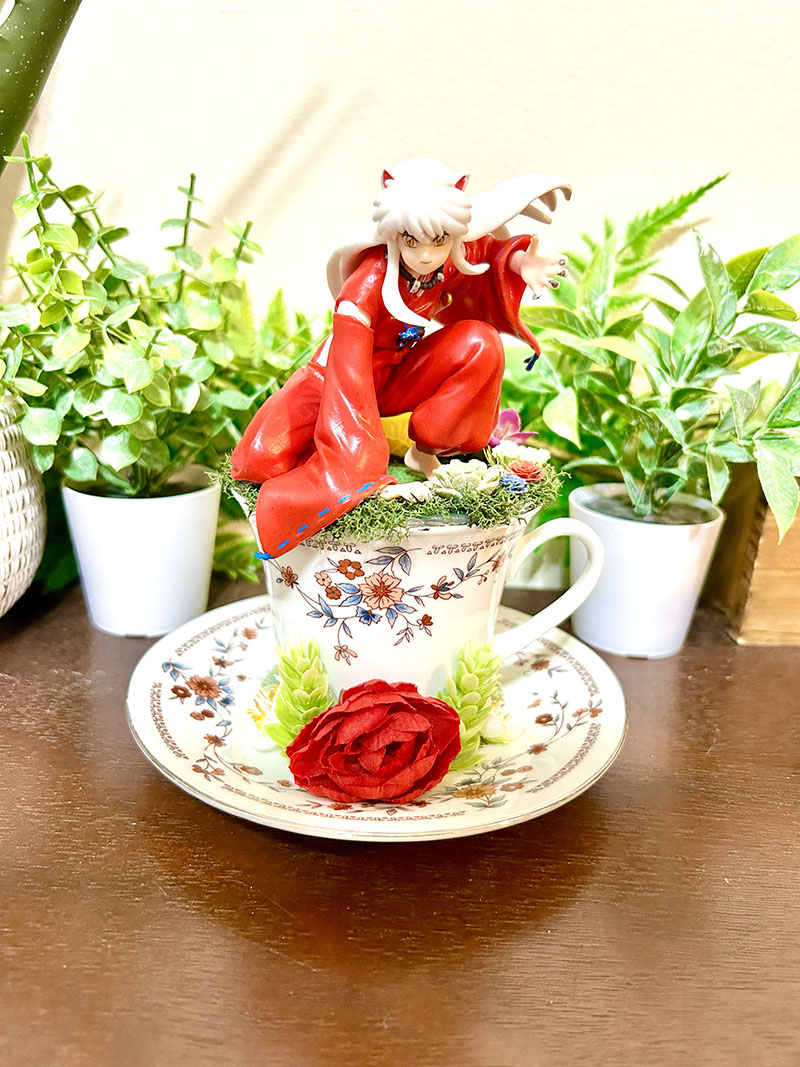 Inuyasha Tea Cup Terrarium