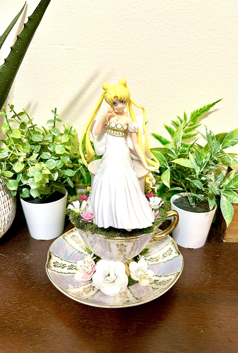 Sailormoon Tea Cup Terrarium