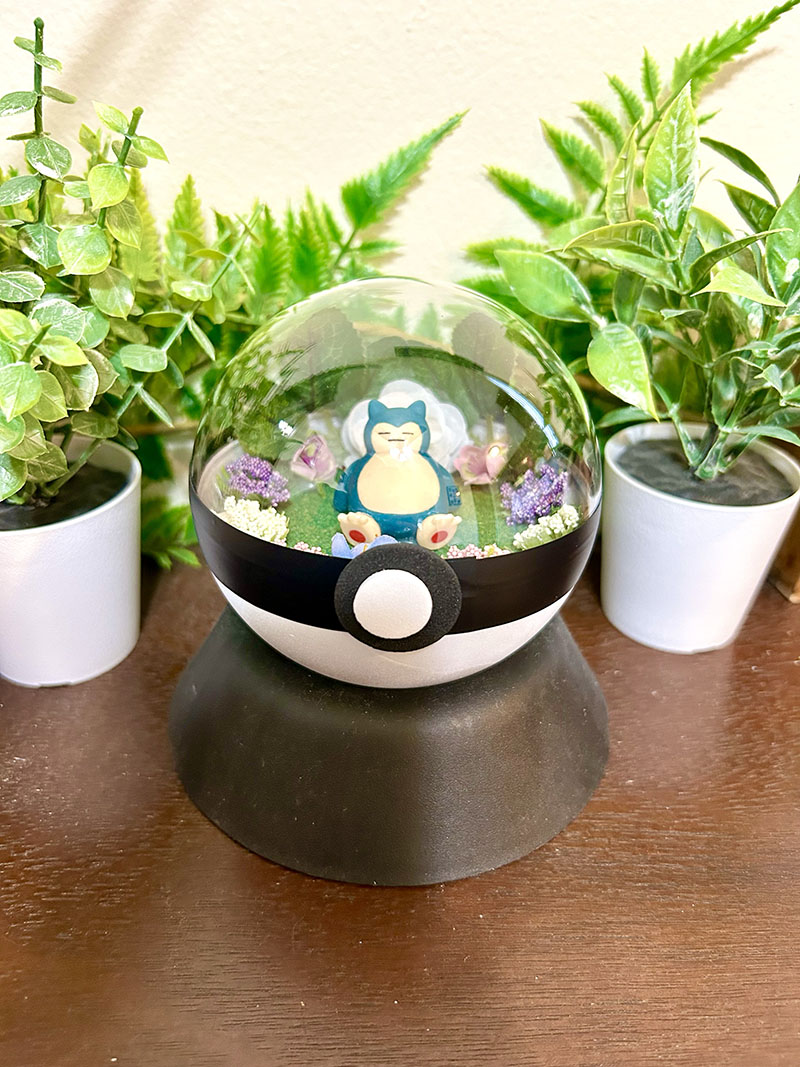 #143 Snorlax Pokeball Terrarium