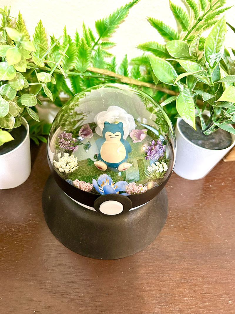 #143 Snorlax Pokeball Terrarium - Image 2