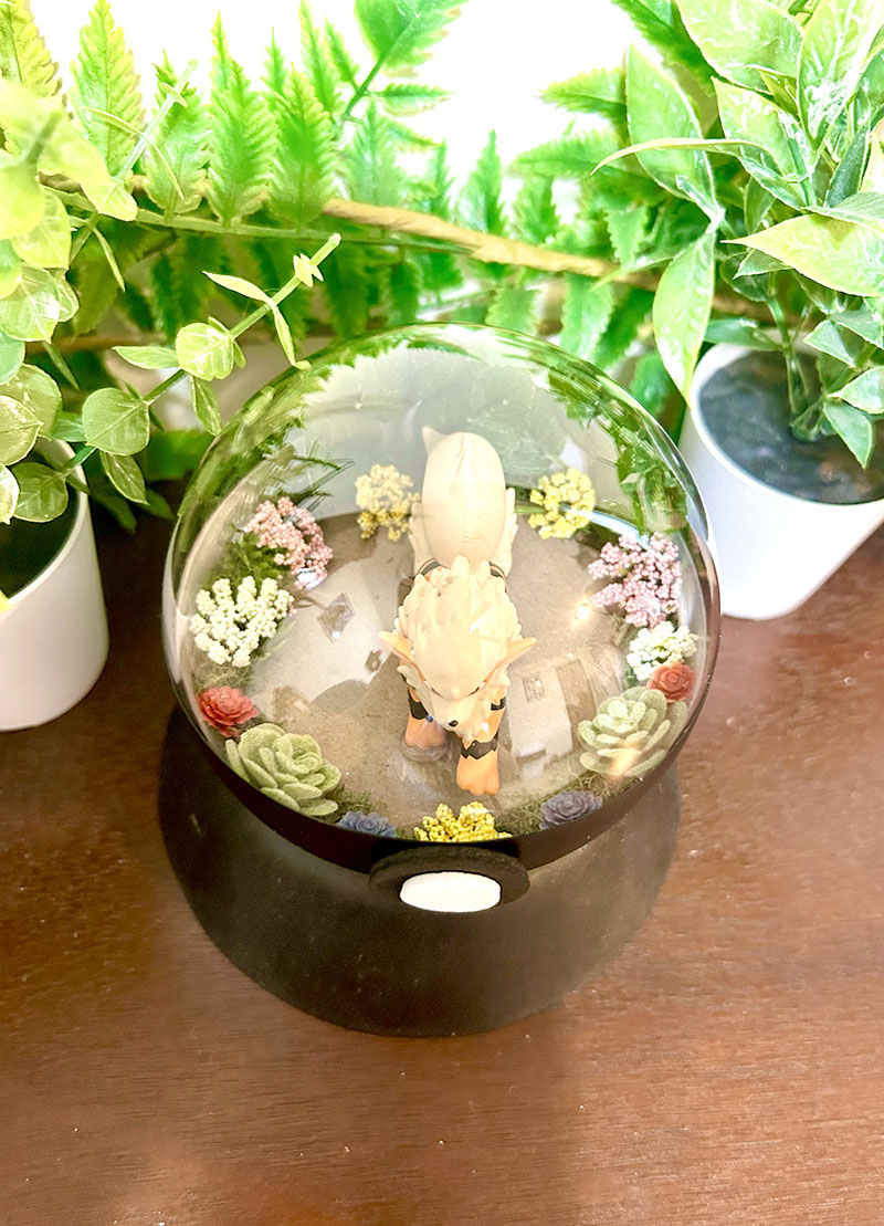 #059 Arcanine Pokeball Terrarium - Image 2