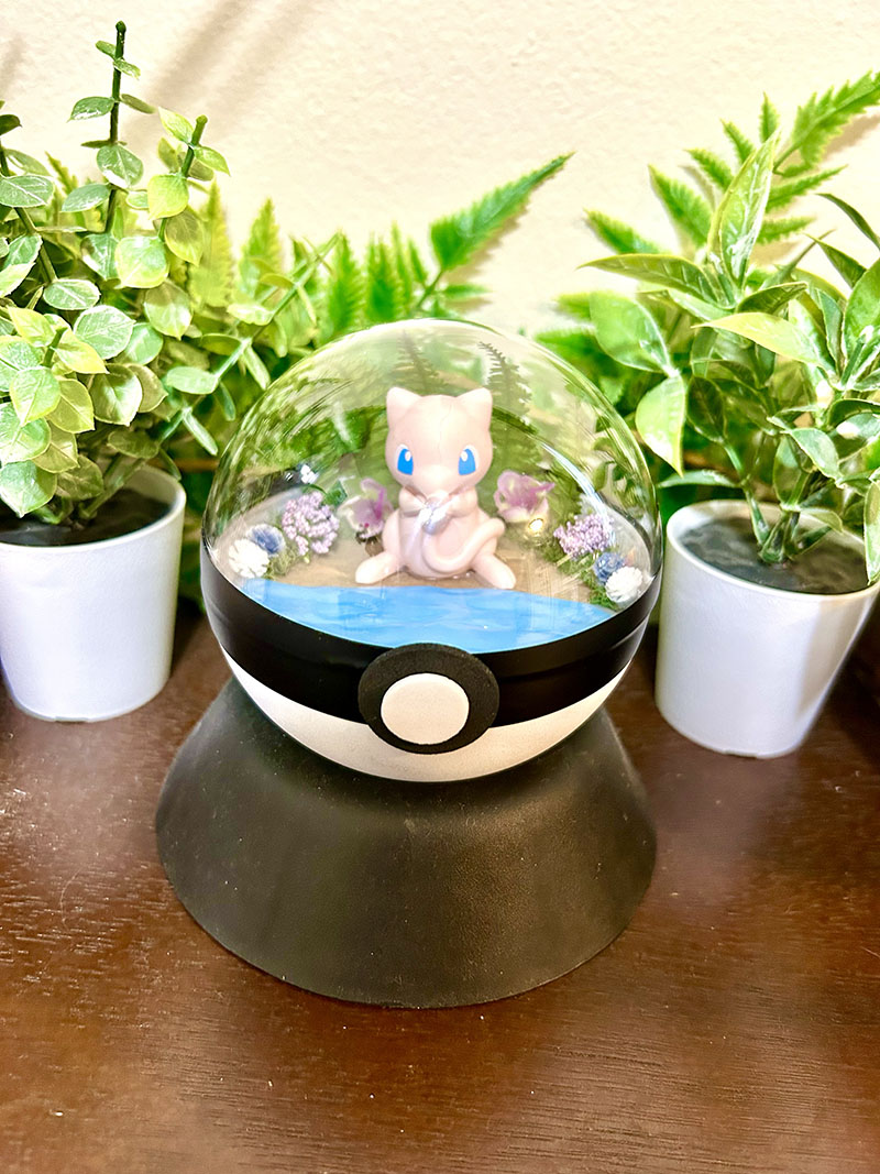 #151 Mew Pokeball Terrarium
