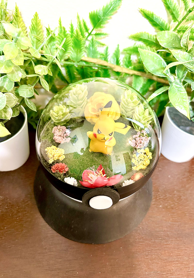 #025 Pikachu Pokeball Terrarium - Image 2