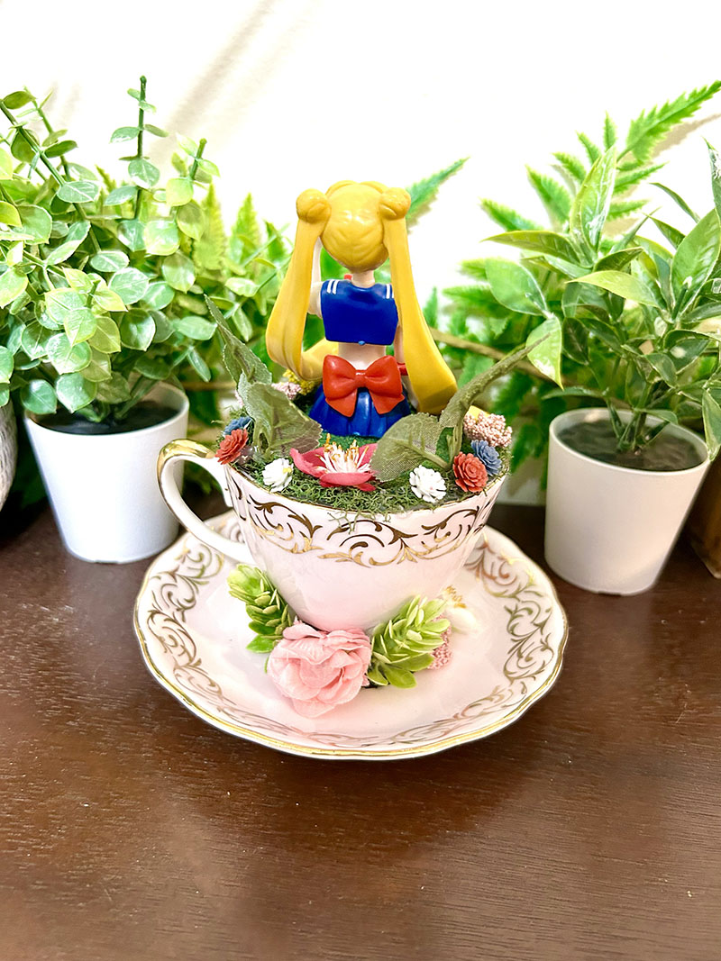 Sailormoon Tea Cup Terrarium - Image 3