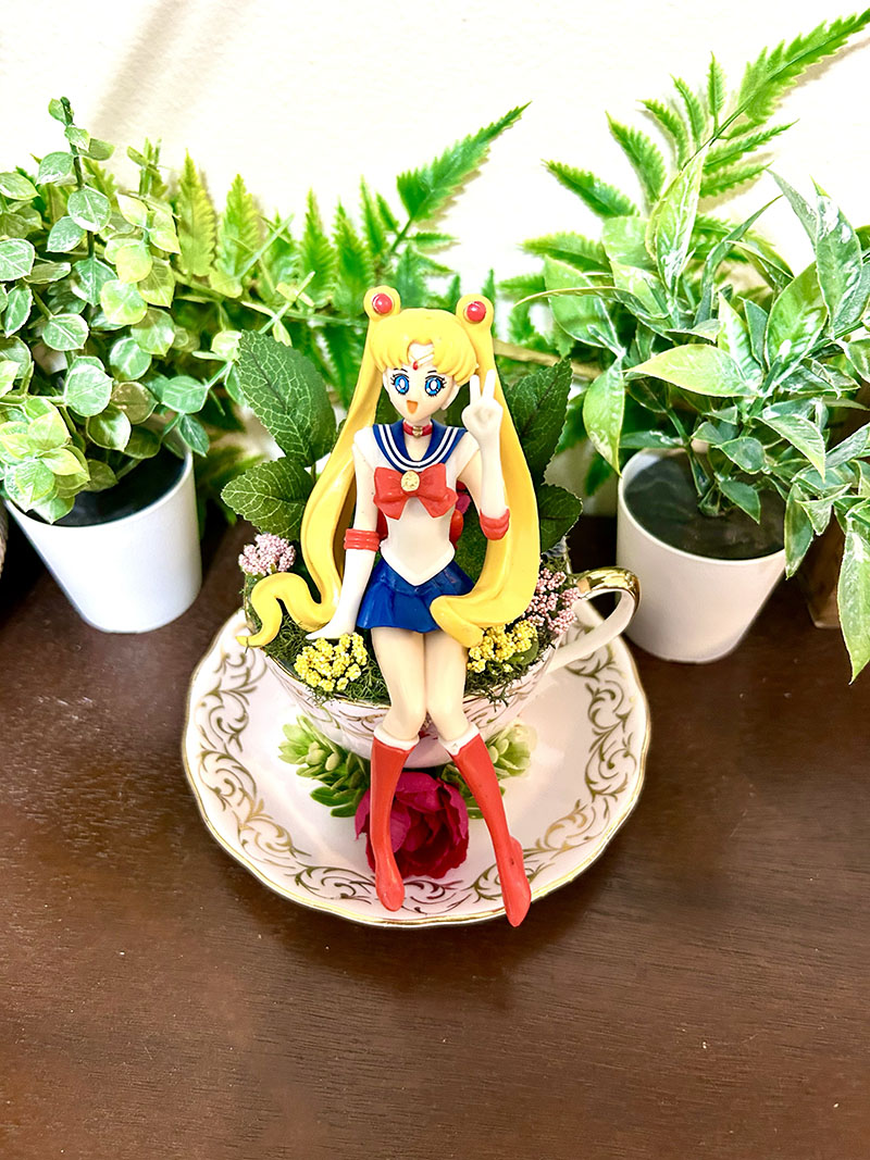 Sailormoon Tea Cup Terrarium - Image 2