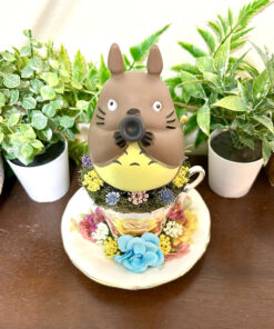 Alternative view of Totoro Tea Cup Terrarium