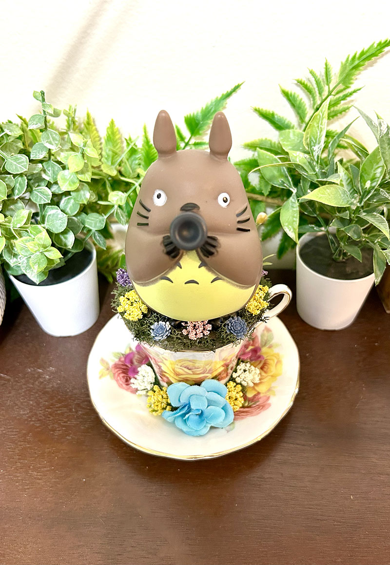 Totoro Tea Cup Terrarium - Image 2